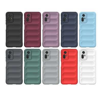 For Xiaomi Redmi Note 12S Anti-drop Rugged Cell Phone Case Shockproof TPU Back Cover Protector