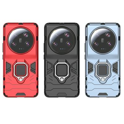 For Xiaomi 13 Ultra Black Panther 2 in 1 Detachable Magnetic Attraction Shockproof with Stand Hard PC + Soft TPU Back Cover Case