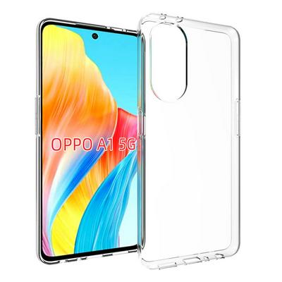 For OPPO A98 5G Transparent TPU Shockproof Scratch Resistant Back Cover Phone Case