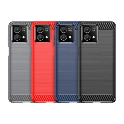 For Motorola G Stylus 5G 2023 Carbon Fiber Drawing Series Scratch Resistant Shock Absorption Soft TPU Back Cover Case