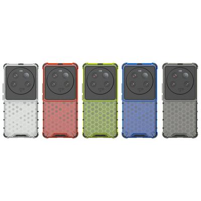 For Xiaomi 13 Ultra Honeycomb Textured Well-protected TPU + PC Phone Case Cover