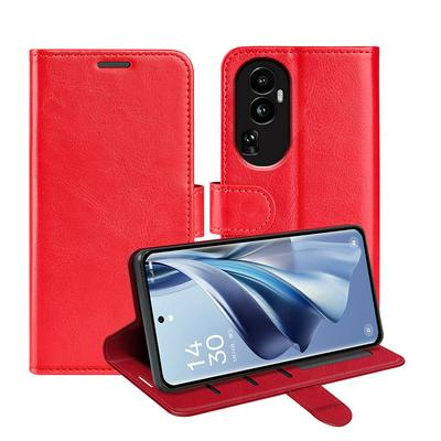 For OPPO Reno 10 Pro（CN）R64 Pattern Single Folded Edge Folio Flip Leather Wallet Phone Case