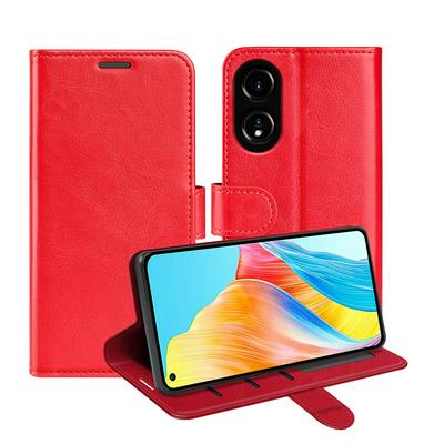 For Oppo A78 4G R64 Pattern Single Folded Edge Folio Flip Leather Wallet Phone Case