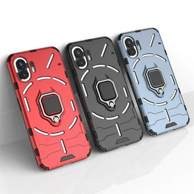 For Nothing Phone 2 Black Panther 2 in 1 Detachable Magnetic Attraction Shockproof with Stand Hard PC + Soft TPU Back Cover Case