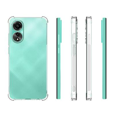 OPPO A78 5G Anti-Fingerprint Non-Slip Waterproof Four Corners Shockproof Transparent Soft TPU Back Cover Protective Case