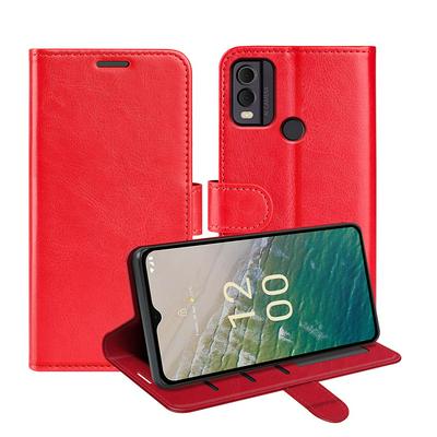  For Nokia C22 4G R64 Pattern Single Folded Edge Folio Flip Leather Wallet Phone Case