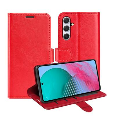 For Samsung Galaxy M54 R64 Pattern Single Folded Edge Folio Flip Leather Wallet Phone Case