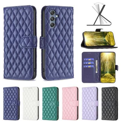 For Samsung Galaxy M34 Small Fragrant Wind Clamshell Type PU Leather Phone Case