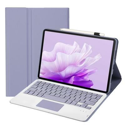 AH14-A Suitable Tablet: For Huawei Matepad air 11.5-inch 2023 Sheep grain TPU case with touch sensitive detachable Bluetooth keyboard leather case