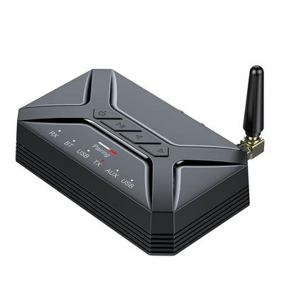 T-R22 40M Bluetooth Audio Transmitter Receiver HD Low Latency Wireless Bluetooth5.0 Adapter 3.5mm AUX Jack RCA USB for TV PC Headphone