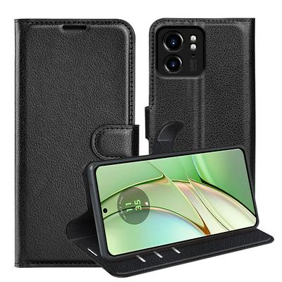 For Motorola Moto Edge 40 Pattern Single Folded Edge Folio Flip Leather Wallet Phone Case