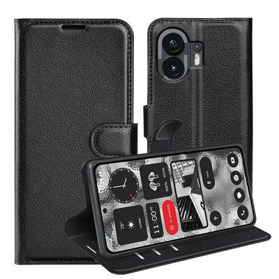 For Nothing Phone 2 Pattern Single Folded Edge Folio Flip Leather Wallet Phone Case