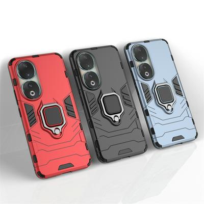 Honor 90 5G Black Panther 2 in 1 Detachable Magnetic Attraction Shockproof with Stand Hard PC + Soft TPU Back Cover Case