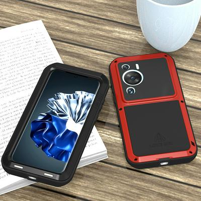 For Love mei Huawei P60 Art Phone Case Metal Armor Shockproof Silica gel Phone Cover Case