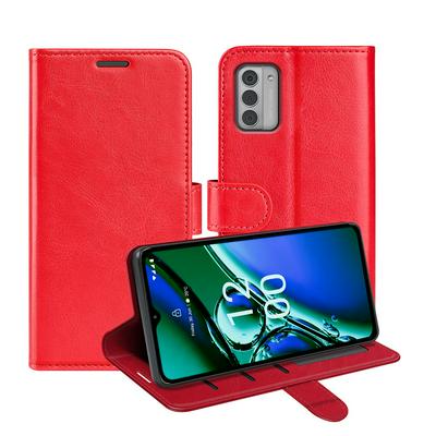 For Nokia G42 R64 Pattern Single Folded Edge Folio Flip Leather Wallet Phone Case
