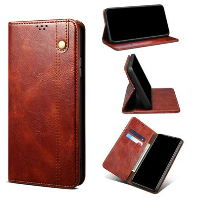 For Samsung Galaxy S23 Plus Crazy Horse Pattern Shockproof PU Leather Phone Case