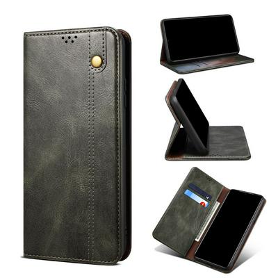 For Huawei P60 Pro Crazy Horse Pattern Shockproof PU Leather Phone Case