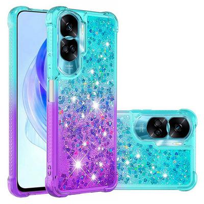 For Honor 90 Lite YB Quicksand Series Liquid Case Gradient Quicksand Soft TPU Protective Shockproof Luxury Cover