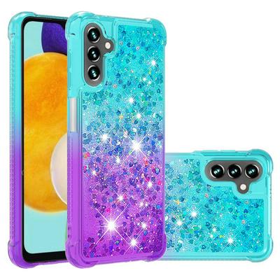 For Samsung Galaxy A13 5G YB Quicksand Series Liquid Case Gradient Quicksand Soft TPU Protective Shockproof Luxury Cover