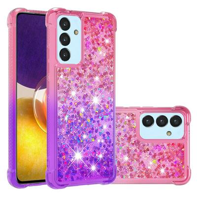 For Samsung Galaxy A82 5G YB Quicksand Series Liquid Case Gradient Quicksand Soft TPU Protective Shockproof Luxury Cover