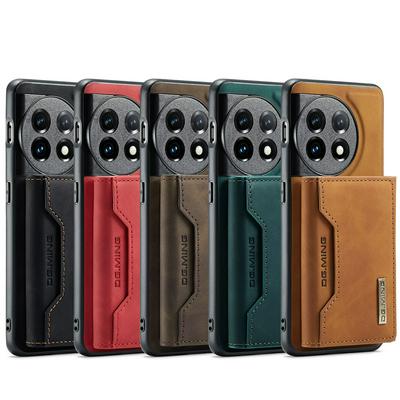 DG.MING M2 Series Detachable 2-in-1 Wallet Kickstand Design Leather Coated Hybrid Case for OnePlus 11