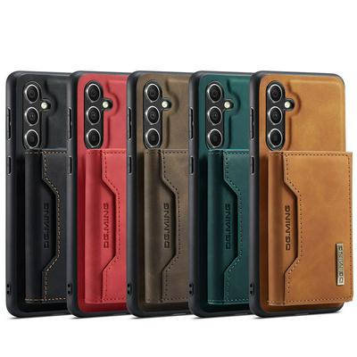 DG.MING M2 Series Detachable 2-in-1 Wallet Kickstand Design Leather Coated Hybrid Case for Samsung Galaxy A55