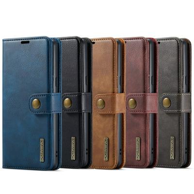 DG.MING Wallet Split Leather Cover Detachable 2-in-1 PC Back Case for Google Pixel 7