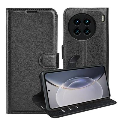 For Vivo X90 Pro Plus Pattern Single Folded Edge Folio Flip Leather Wallet Phone Case