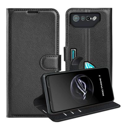 For ASUS ROG Phone 7 Pattern Single Folded Edge Folio Flip Leather Wallet Phone Case