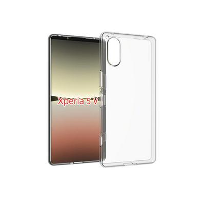 For Sony Xperia 5 V Transparent Shockproof Scratch Resistant Soft TPU Back Cover Case