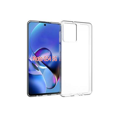 For Motorola G54 Transparent Shockproof Scratch Resistant Soft TPU Back Cover Case