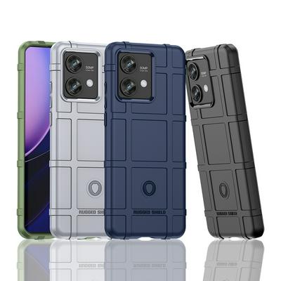 For Motorola Edge 40 Neo Rugged Shield Detachable Shockproof Frosted All-Inclusive Flexible TPU Cover Case
