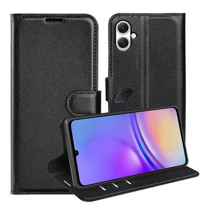 For Samsung Galaxy A05 Pattern Single Folded Edge Folio Flip Leather Wallet Phone Case