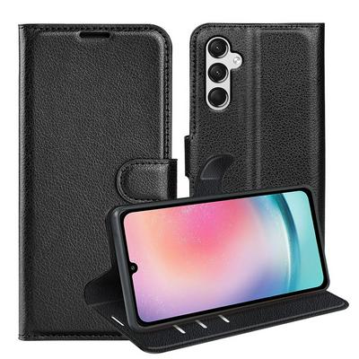 For Samsung Galaxy A25 Pattern Single Folded Edge Folio Flip Leather Wallet Phone Case