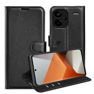 For Xiaomi Redmi Note 13 Pro Plus Pattern Single Folded Edge Folio Flip Leather Wallet Phone Case