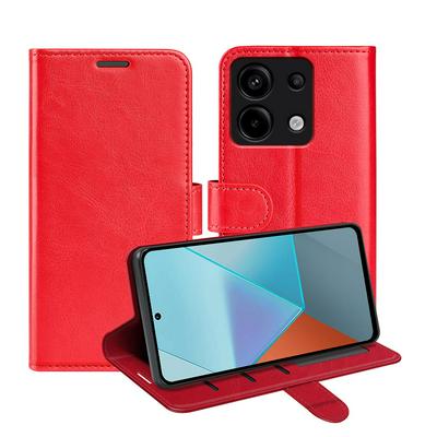 For Xiaomi Redmi Note 13 Pro Pattern Single Folded Edge Folio Flip Leather Wallet Phone Case