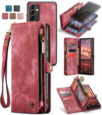 CASEME 008 Series Detachable 2-in-1 Wallet Split Leather Mobile Casing for Samsung Galaxy A54 5G