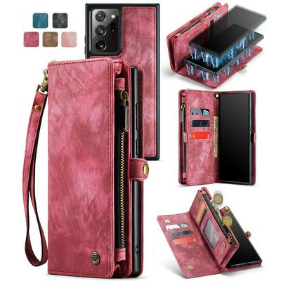 CASEME 008 Series Detachable 2-in-1 Wallet Split Leather Mobile Casing for Samsung Galaxy Note 20 Ultra