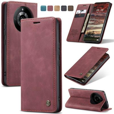 CASEME 013 Series for Oppo Realme 11 Pro 5G / Realme 11 Pro Plus Wallet PU Leather Case Foldable Stand Magnetic Auto-absorbed Flip Cover