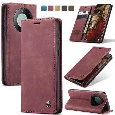 CASEME 013 Series for Huawei Mate 60 Pro / 60 Pro Plus Wallet PU Leather Case Foldable Stand Magnetic Auto-absorbed Flip Cover