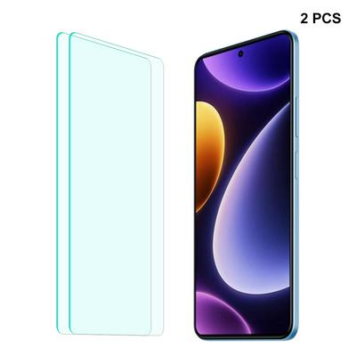 2Pcs ENKAY Hat-Prince For Xiaomi Poco F5 0.26mm 9H 2.5D Arc Edge Toughened Glass Screen Protector