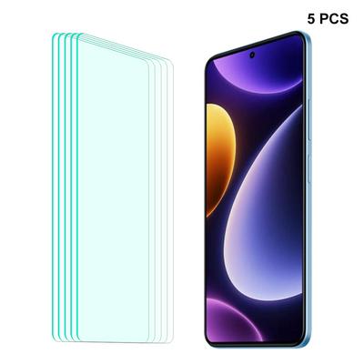 5Pcs ENKAY Hat-Prince For Xiaomi Poco F5 0.26mm 9H 2.5D Arc Edge Toughened Glass Screen Protector