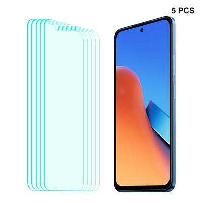 5Pcs ENKAY Hat-Prince For Xiaomi Redmi 12 0.26mm 9H 2.5D Arc Edge Toughened Glass Screen Protector