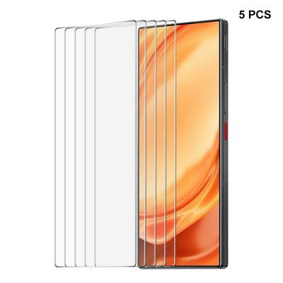 5Pcs ENKAY Hat-Prince For Nubia Z50 Ultra 0.26mm 9H 2.5D Arc Edge Toughened Glass Screen Protector
