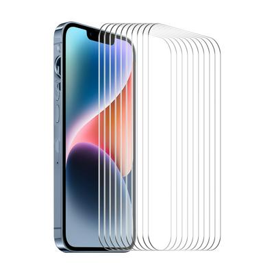 10Pcs ENKAY Hat-Prince For iPhone 15 0.26mm 9H 2.5D Arc Edge Toughened Glass Screen Protector