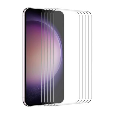 5Pcs ENKAY Hat-Prince For Samsung Galaxy S23 FE 0.26mm 9H 2.5D Arc Edge Toughened Glass Screen Protector
