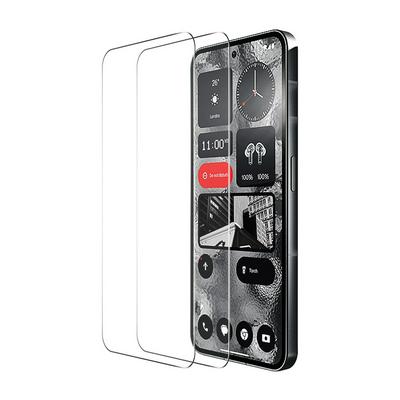 2Pcs ENKAY Hat-Prince For Nothing Phone 2 0.26mm 9H 2.5D Arc Edge Toughened Glass Screen Protector