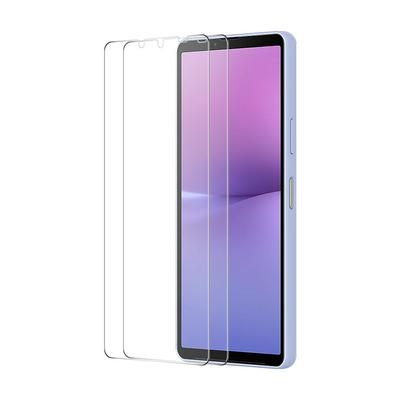 2Pcs ENKAY Hat-Prince For Sony Xperia 10 V 0.26mm 9H 2.5D Arc Edge Toughened Glass Screen Protector