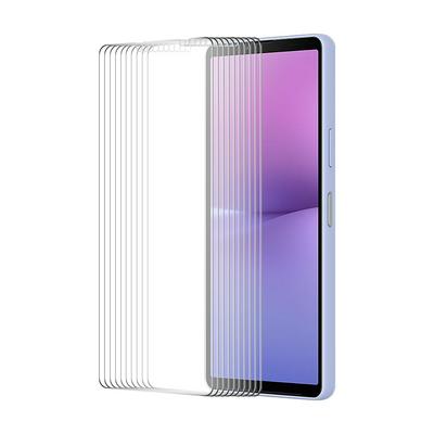 10Pcs ENKAY Hat-Prince For Sony Xperia 10 V 0.26mm 9H 2.5D Arc Edge Toughened Glass Screen Protector