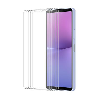5Pcs ENKAY Hat-Prince For Sony Xperia 10 V 0.26mm 9H 2.5D Arc Edge Toughened Glass Screen Protector